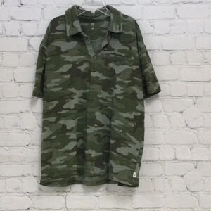 Gap size XL Boys Camouflage Collar Short Sleeve Top